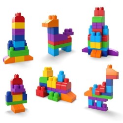 Mega Bloks - Sac Medium Classique 60 briques - Briques de construction