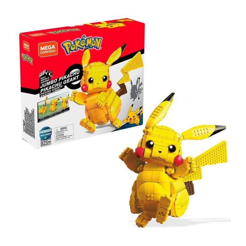 Mega Construx - Pokémon Pikachu Géant - Briques de construction - De Mega Construx - Pokémon Pikachu Géant - Briques de construction - De