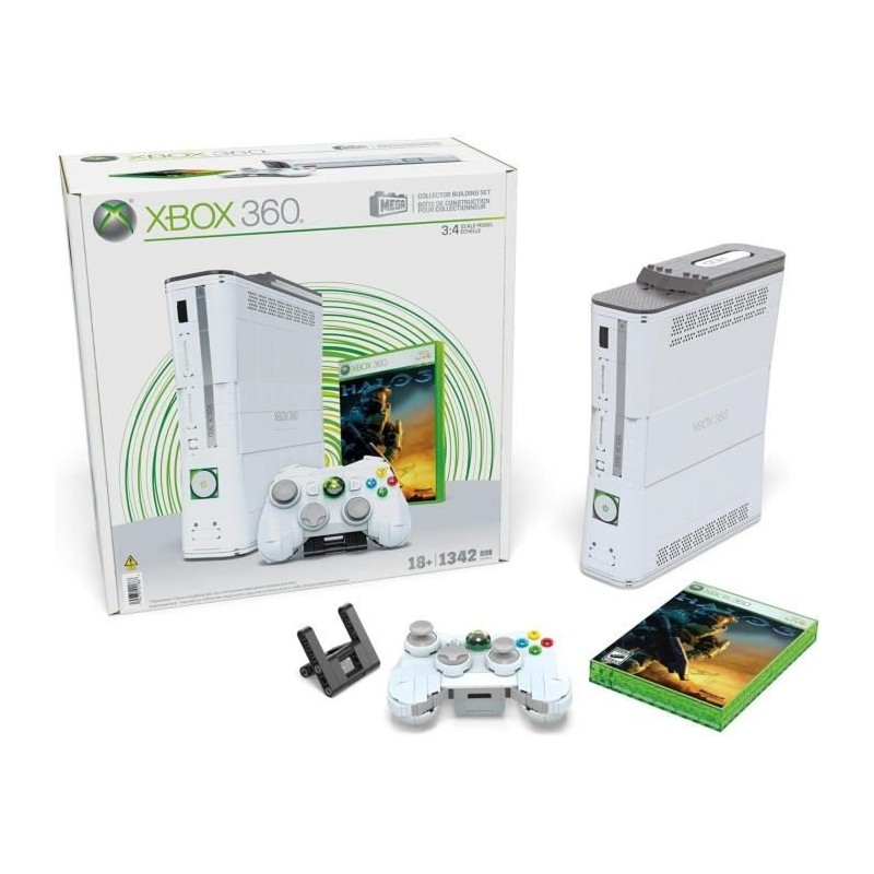 Coffret de Construction - MEGA - Réplique Xbox 360 - 1342 pieces - Ma Coffret de Construction - MEGA - Réplique Xbox 360 - 1342 pieces - Ma