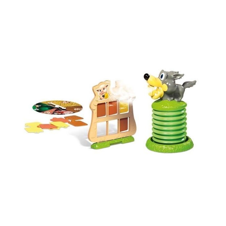 Echap O Loup - Le jeu des 3 petits cochons - Jeu de société enfant - MEGABLEU Echap O Loup - Le jeu des 3 petits cochons - Jeu de société enfant - MEGABLEU
