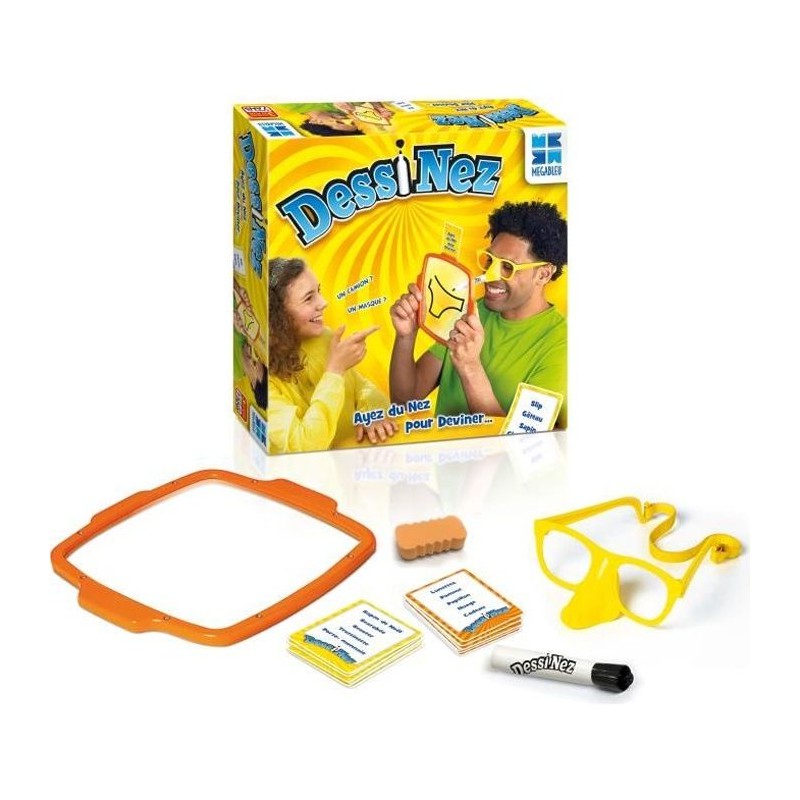 Dessi'Nez - Jeu de société - MEGABLEU - A partir de 3 joueurs Dessi'Nez - Jeu de société - MEGABLEU - A partir de 3 joueurs