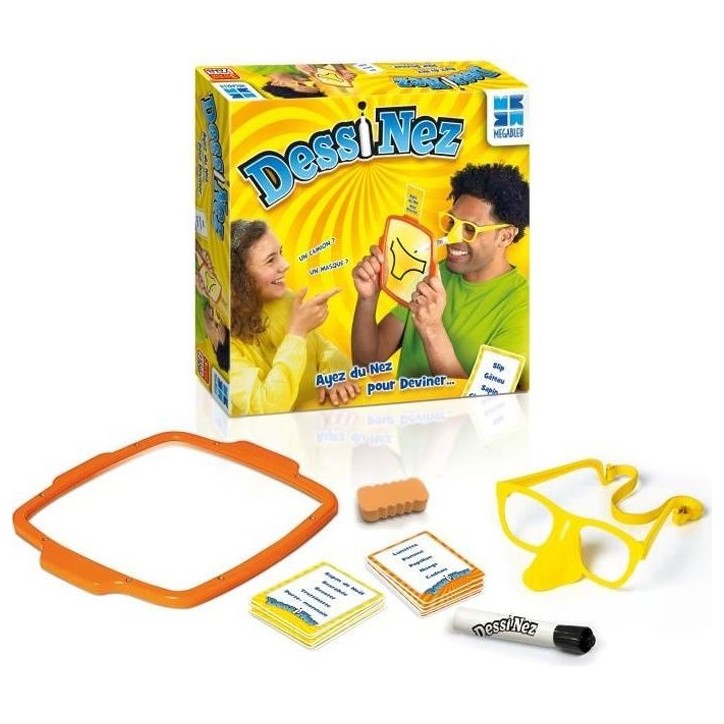 Dessi'Nez - Jeu de société - MEGABLEU - A partir de 3 joueurs Dessi'Nez - Jeu de société - MEGABLEU - A partir de 3 joueurs