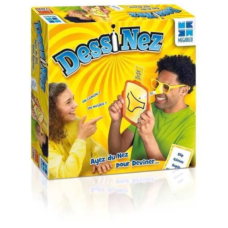 Dessi'Nez - Jeu de société - MEGABLEU - A partir de 3 joueurs Dessi'Nez - Jeu de société - MEGABLEU - A partir de 3 joueurs