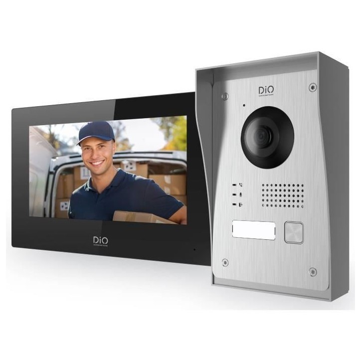 Interphone - visiophone Dio connected home Visiophone Wi-FI DiO - Filaire Interphone - visiophone Dio connected home Visiophone Wi-FI DiO - Filaire
