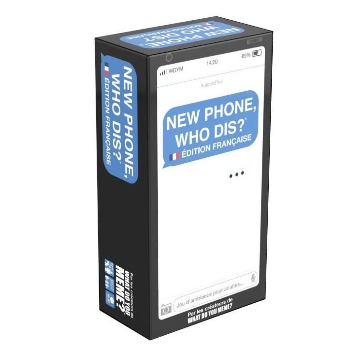 What do you meme ? New Phone, Who Dis ? - Jeu de société d'ambiance - MEGABLEU - Édition Française - Adulte