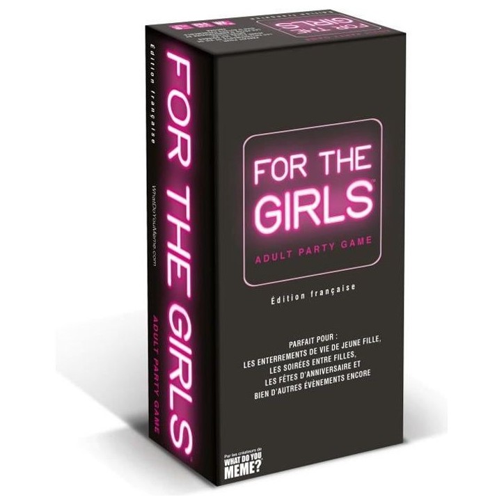 What Do You Meme For The Girls ? - Jeu d'ambiance - Megableu - A partir de 18 ans What Do You Meme For The Girls ? - Jeu d'ambiance - Megableu - A partir de 18 ans