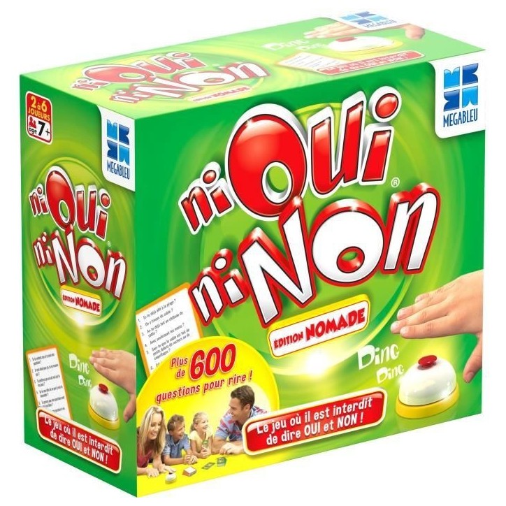 Ni Oui Ni Non - Le jeu version voyage - MEGABLEU