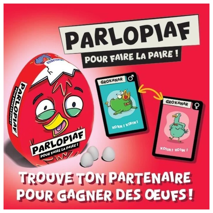 PARLOPIAF - Jeu d'ambiance - MEGABLEU - Des 8 ans PARLOPIAF - Jeu d'ambiance - MEGABLEU - Des 8 ans