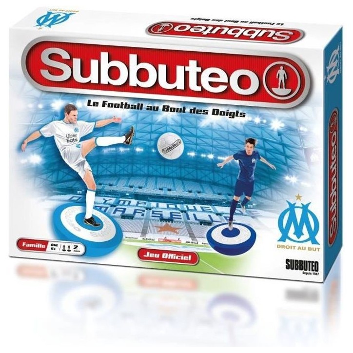 MEGABLEU Jeu Officiel Subbuteo Olympique de Marseille MEGABLEU Jeu Officiel Subbuteo Olympique de Marseille