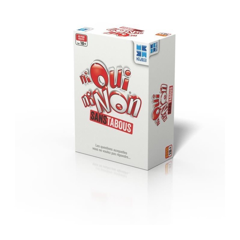 Jeu de société Ni Oui Ni Non Sans Tabous - Megableu - Pour adultes a