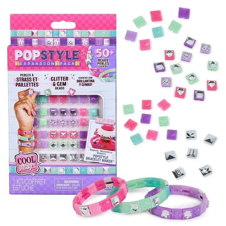 SPIN MASTER COOL MAKER - POP STYLE PACK STRASS ET PAILLETTES Pop Style Machine a Bracelets SPIN MASTER COOL MAKER - POP STYLE PACK STRASS ET PAILLETTES Pop Style Machine a Bracelets