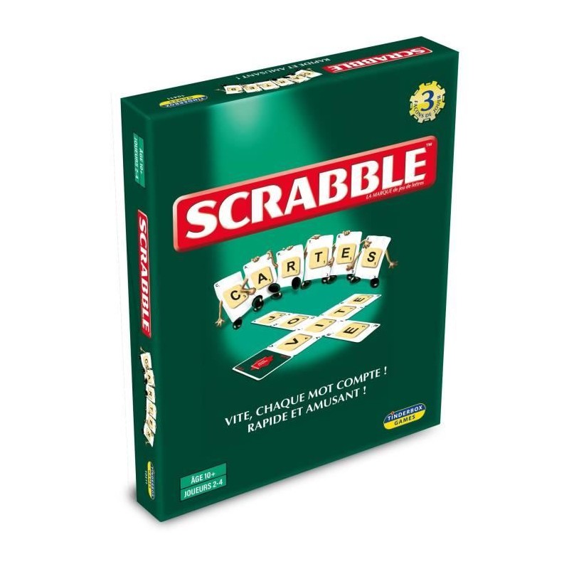 Scrabble cartes - 3 jeux en 1 - MEGABLEU Scrabble cartes - 3 jeux en 1 - MEGABLEU