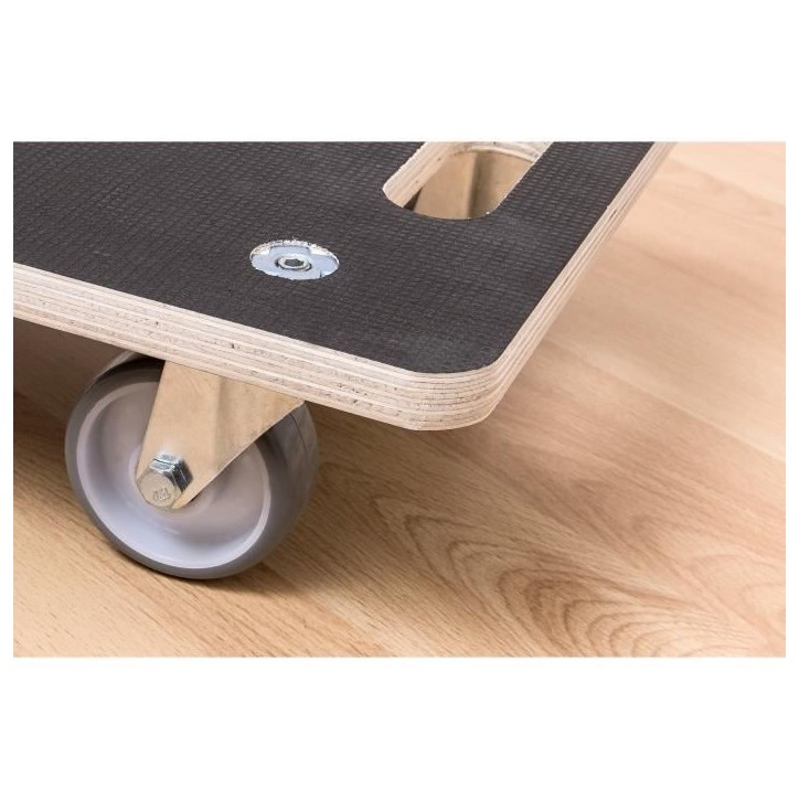 MEISTER Chariot de manutention a roulettes 590 x 290 mm 200 kg