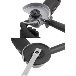 Meuleuse d'angle MEISTER - 1100 W - Ø 125 mm - Poignée latérale a 3