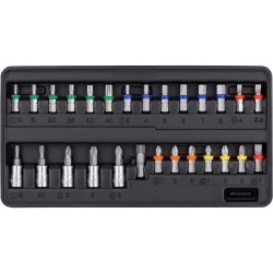 Coffret a clés et douilles CONNEX - 52 pieces - Chrome-vanadium