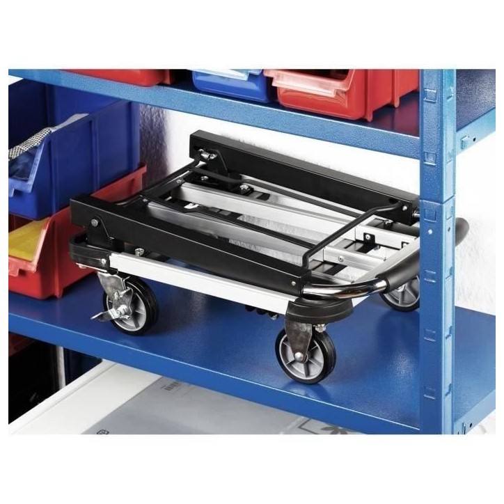 MEISTER Chariot plate forme pliant aluminium 150kg MEISTER Chariot plate forme pliant aluminium 150kg