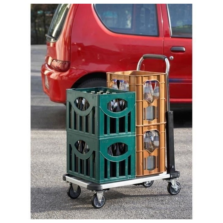 MEISTER Chariot plate forme pliant aluminium 150kg MEISTER Chariot plate forme pliant aluminium 150kg
