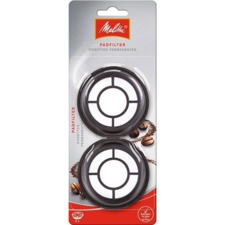 Filtres permanents Padfilter MELITTA pour machines a dosettes Senseo - Lot de 2