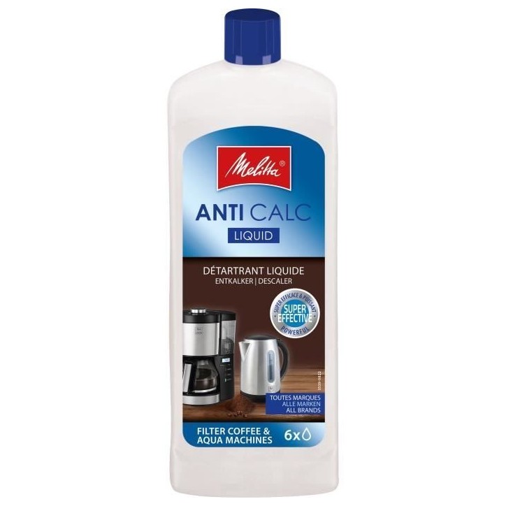 Détartrant cafétieres filtres - MELITTA - Liquide 250 ml Détartrant cafétieres filtres - MELITTA - Liquide 250 ml