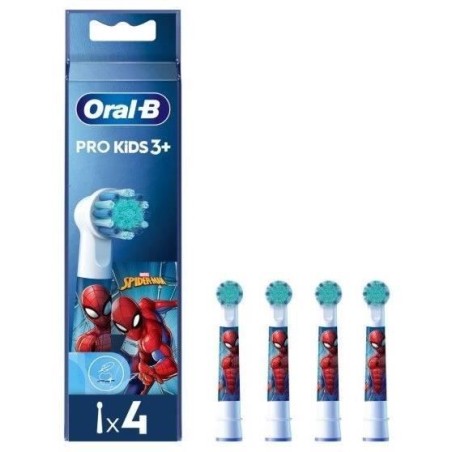 Brossettes Oral-B Kids - ORAL-B - Spiderman - 4 pieces - Filaments ext