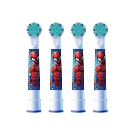 Brossettes Oral-B Kids - ORAL-B - Spiderman - 4 pieces - Filaments extra souples - Tete ronde