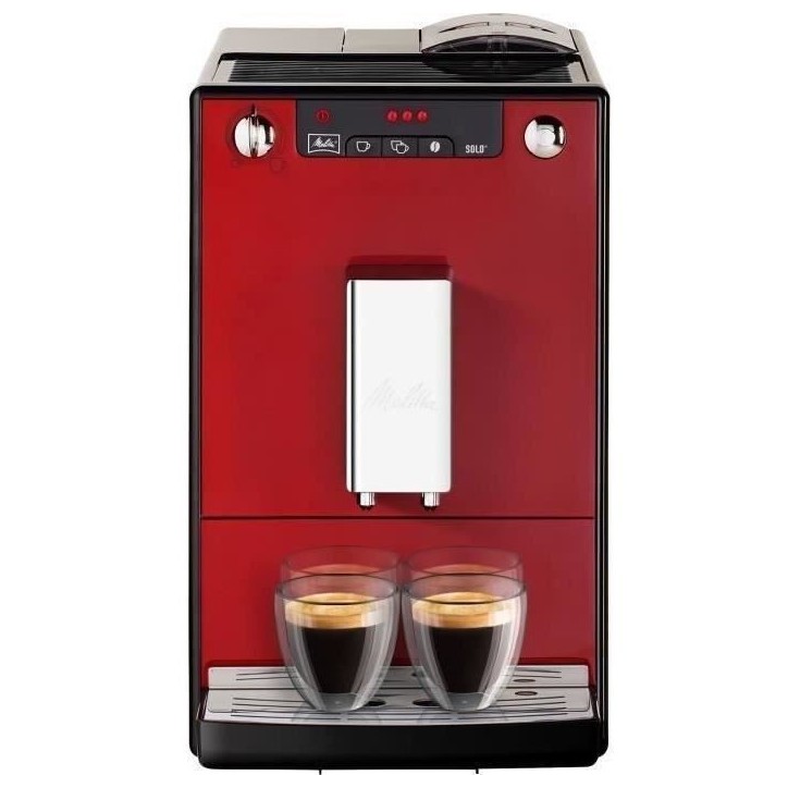 Machine a Café broyeur a Grain MELITTA Solo - Rouge Chili Machine a Café broyeur a Grain MELITTA Solo - Rouge Chili