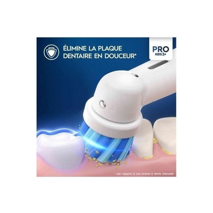 Brossettes Oral-B Kids - ORAL-B - Spiderman - 4 pieces - Filaments extra souples - Tete ronde Brossettes Oral-B Kids - ORAL-B - Spiderman - 4 pieces - Filaments extra souples - Tete ronde