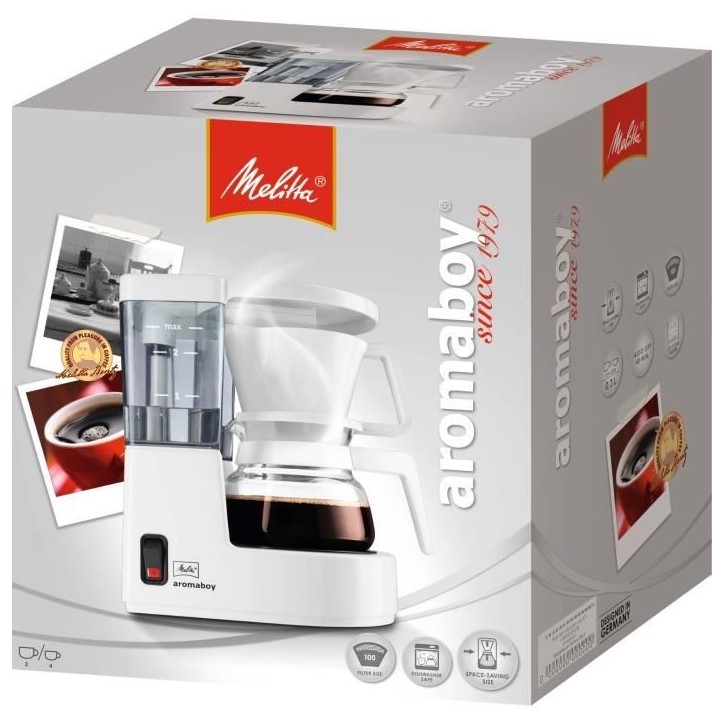 MELITTA Cafétiere Aromaboy 1015-01 Blanc MELITTA Cafétiere Aromaboy 1015-01 Blanc