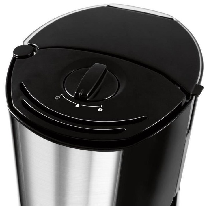 Machine a café MELITTA - Enjoy Top Glass Noir/Acier brossé 1017-04
