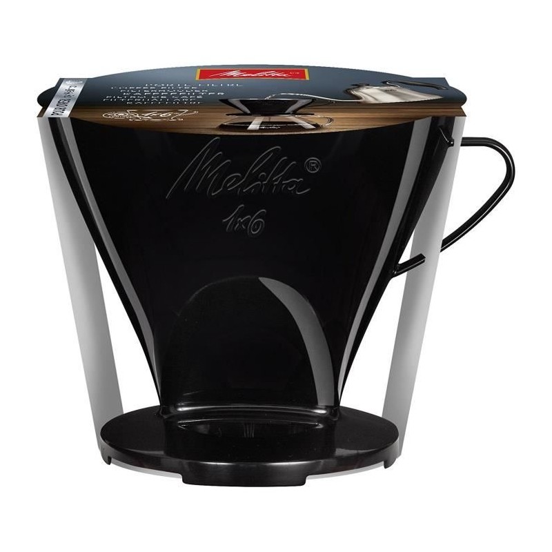 Porte-filtre a café MELITTA 1x6 - Noir Porte-filtre a café MELITTA 1x6 - Noir
