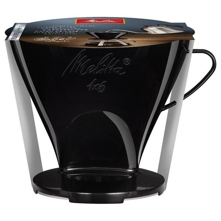 Porte-filtre a café MELITTA 1x6 - Noir Porte-filtre a café MELITTA 1x6 - Noir