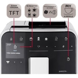 Machine a Café a Grain MELITTA Barista T Smart - Argent (sans réserv