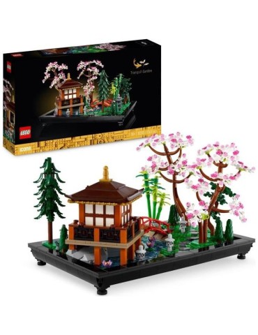LEGO Icons 10315 Le Jardin Paisible, Kit de Jardinage Botanique Zen pour Adultes, Cadeau pour Femmes, Hommes