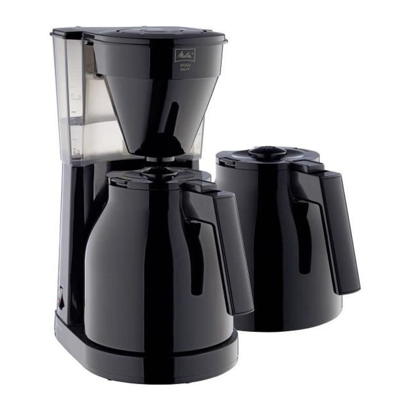 Cafetiere filtre Easy Therm II MELITTA - 1050 W - 2eme verseuse - Noir Cafetiere filtre Easy Therm II MELITTA - 1050 W - 2eme verseuse - Noir
