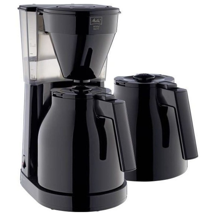 Cafetiere filtre Easy Therm II MELITTA - 1050 W - 2eme verseuse - Noir Cafetiere filtre Easy Therm II MELITTA - 1050 W - 2eme verseuse - Noir