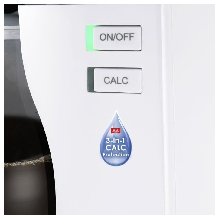Cafetiere filtre - MELITTA - Look V Perfection - AromaSelector - 3-in-1 Calc Protection - 10 tasses Cafetiere filtre - MELITTA - Look V Perfection - AromaSelector - 3-in-1 Calc Protection - 10 tasses