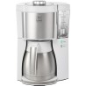 Cafetiere filtre MELITTA - Look V Therm Perfection 1025-15 Blanc/Acier