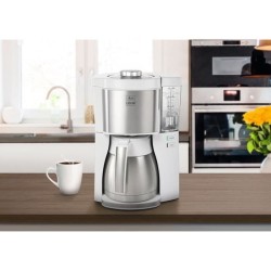 Cafetiere filtre MELITTA - Look V Therm Perfection 1025-15 Blanc/Acier