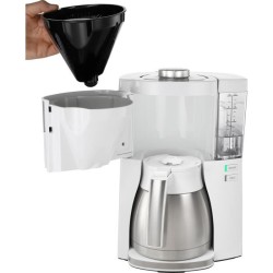 Cafetiere filtre MELITTA - Look V Therm Perfection 1025-15 Blanc/Acier