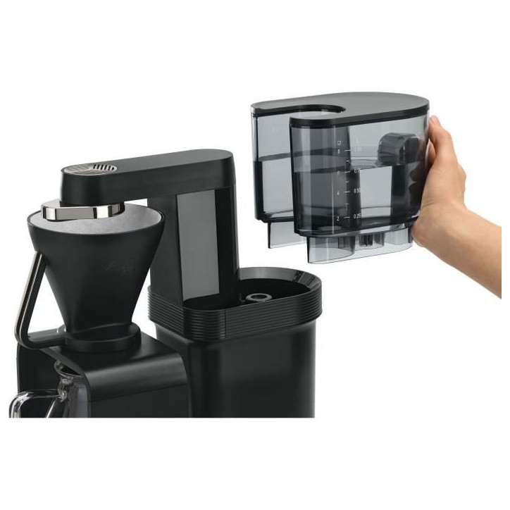 Cafetiere filtre - MELITTA - Epour 1024-11 - 1515 W - 2/8 tasses - Noir/Chrome Cafetiere filtre - MELITTA - Epour 1024-11 - 1515 W - 2/8 tasses - Noir/Chrome