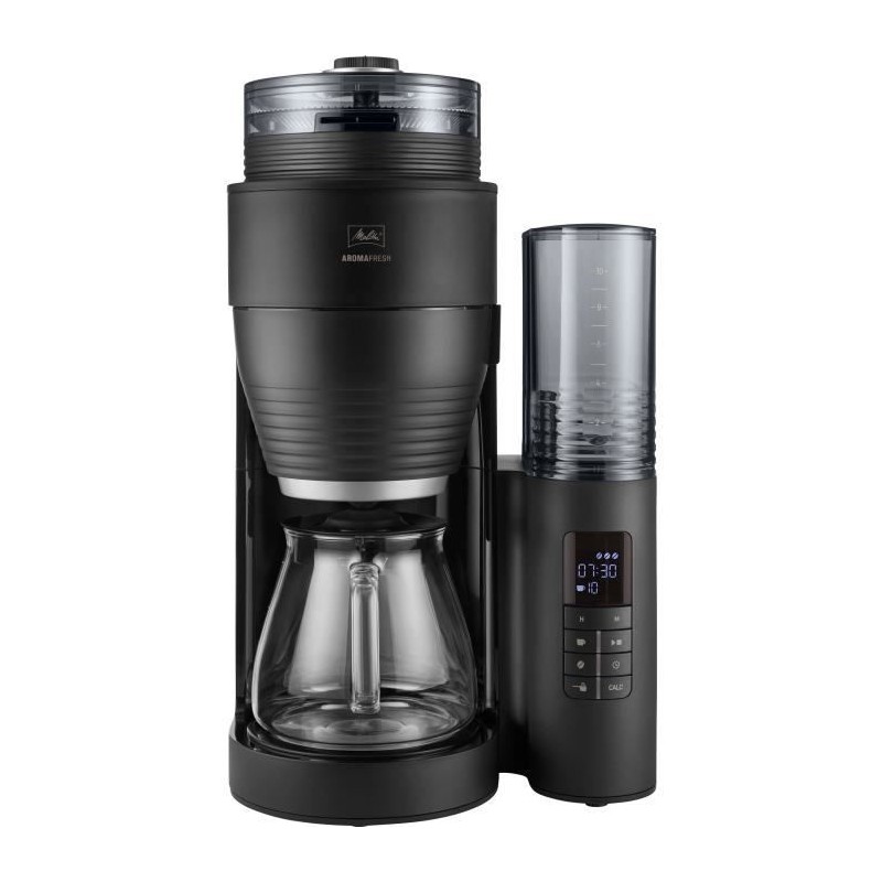 Cafetiere filtre avec broyeur intégré MELITA AromaFresh II Glass Bas Cafetiere filtre avec broyeur intégré MELITA AromaFresh II Glass Bas