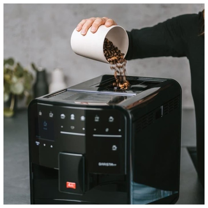 Machine a café automatique avec broyeur - MELITTA - Barista SE F830-003 - 1450 W - Noir Machine a café automatique avec broyeur - MELITTA - Barista SE F830-003 - 1450 W - Noir