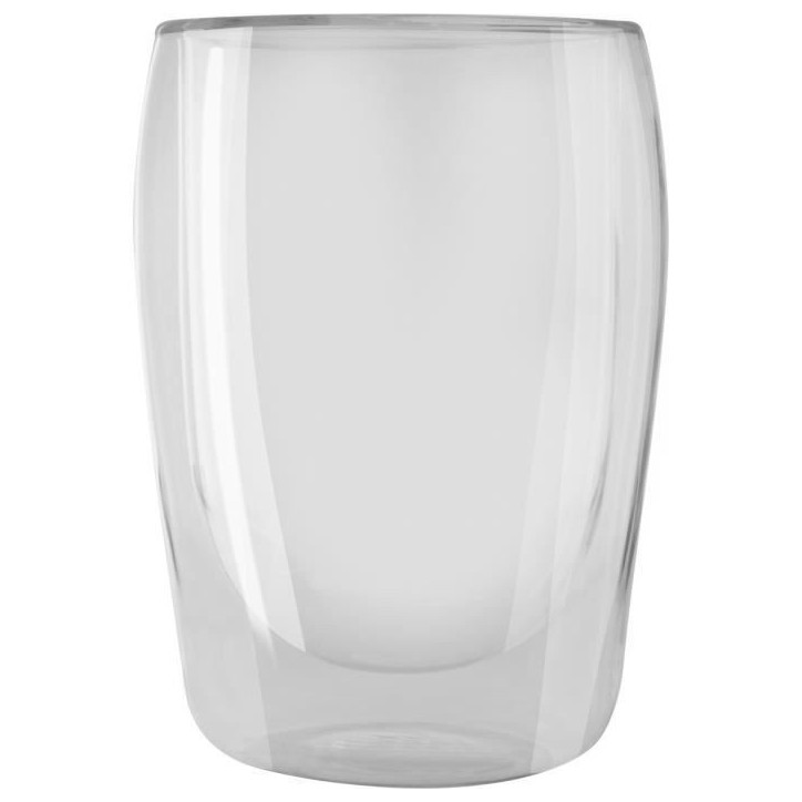 MELITTA Lot de 2 verres en borosilicate pour latté Machiatto 300 ml transparent MELITTA Lot de 2 verres en borosilicate pour latté Machiatto 300 ml transparent