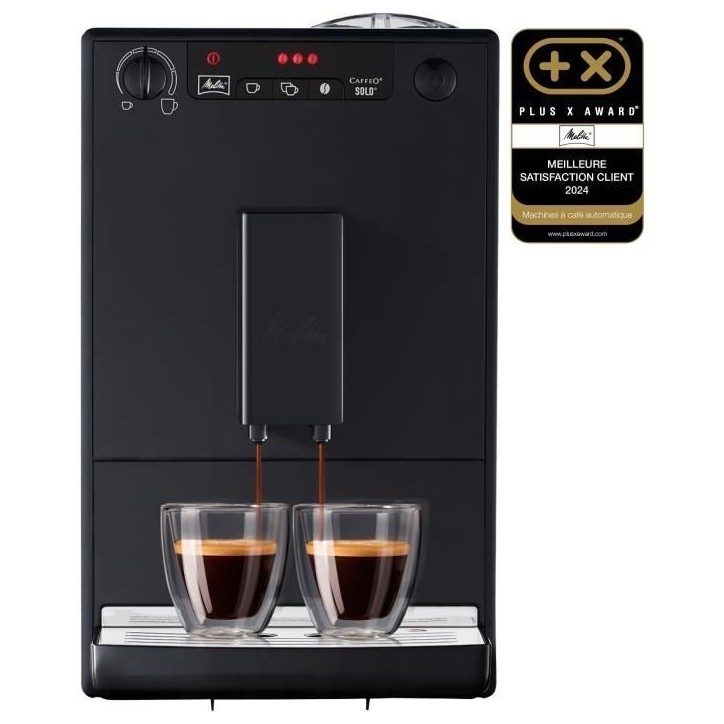 Machine a Café broyeur a Grain MELITTA Solo - Pure Black Machine a Café broyeur a Grain MELITTA Solo - Pure Black