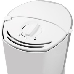 Cafetiere filtre MELITTA Enjoy Top Glass Blanc/Acier brossé 1017-03 -