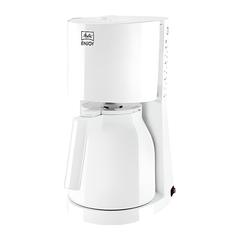 Cafetiere filtre MELITTA Enjoy II Therm - Blanc - 12 tasses - 1000W Cafetiere filtre MELITTA Enjoy II Therm - Blanc - 12 tasses - 1000W