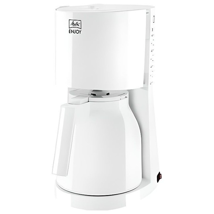Cafetiere filtre MELITTA Enjoy II Therm - Blanc - 12 tasses - 1000W Cafetiere filtre MELITTA Enjoy II Therm - Blanc - 12 tasses - 1000W