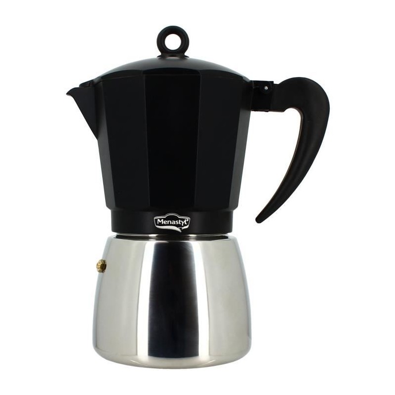Cafetiere Italienne - MENASTYL - 3935072 - Aluminium - 12 tasses - Tou