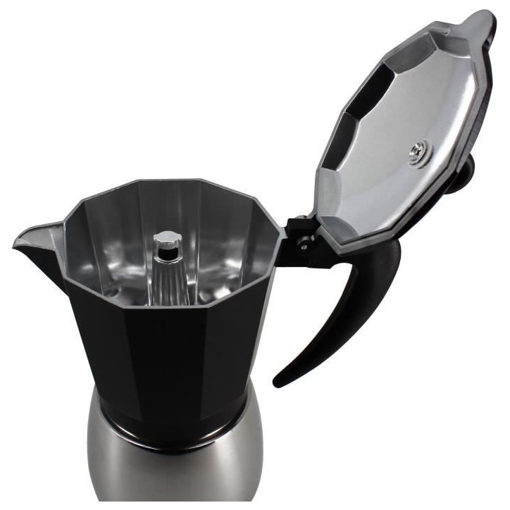 Cafetiere Italienne - MENASTYL - 3935072 - Aluminium - 12 tasses - Tous feux dont induction Cafetiere Italienne - MENASTYL - 3935072 - Aluminium - 12 tasses - Tous feux dont induction