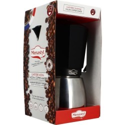 Cafetiere Italienne - MENASTYL - 3935072 - Aluminium - 12 tasses - Tou